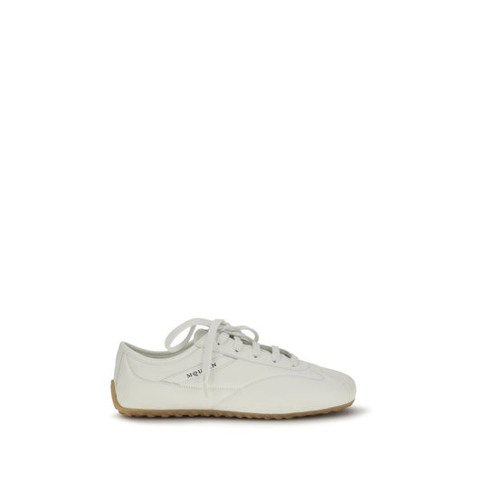 Alexander McQueen Sneakers Athletic in Pelle di Vitello Bianca Bos Taurus