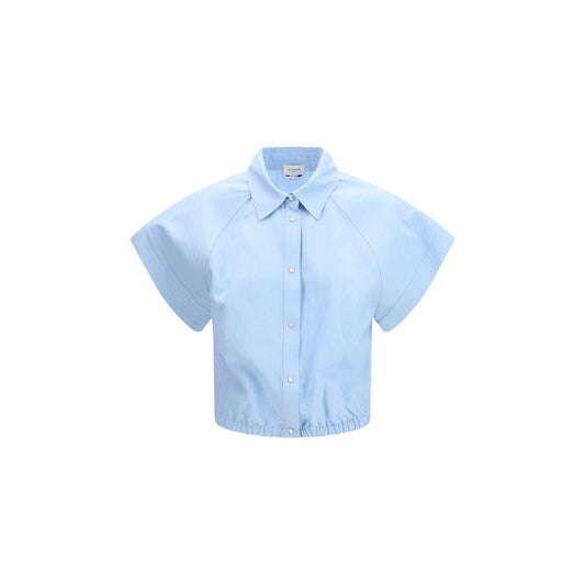 Camicia a maniche corte Jacob Cohen blu viscosa