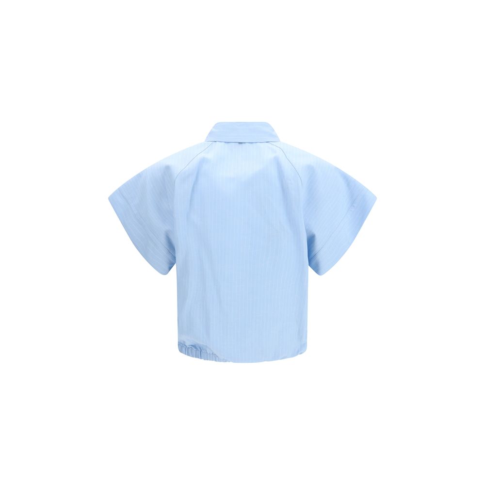 Camicia a maniche corte Jacob Cohen blu viscosa