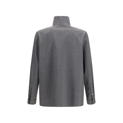Valentino Garavani Gray Polyester Coat