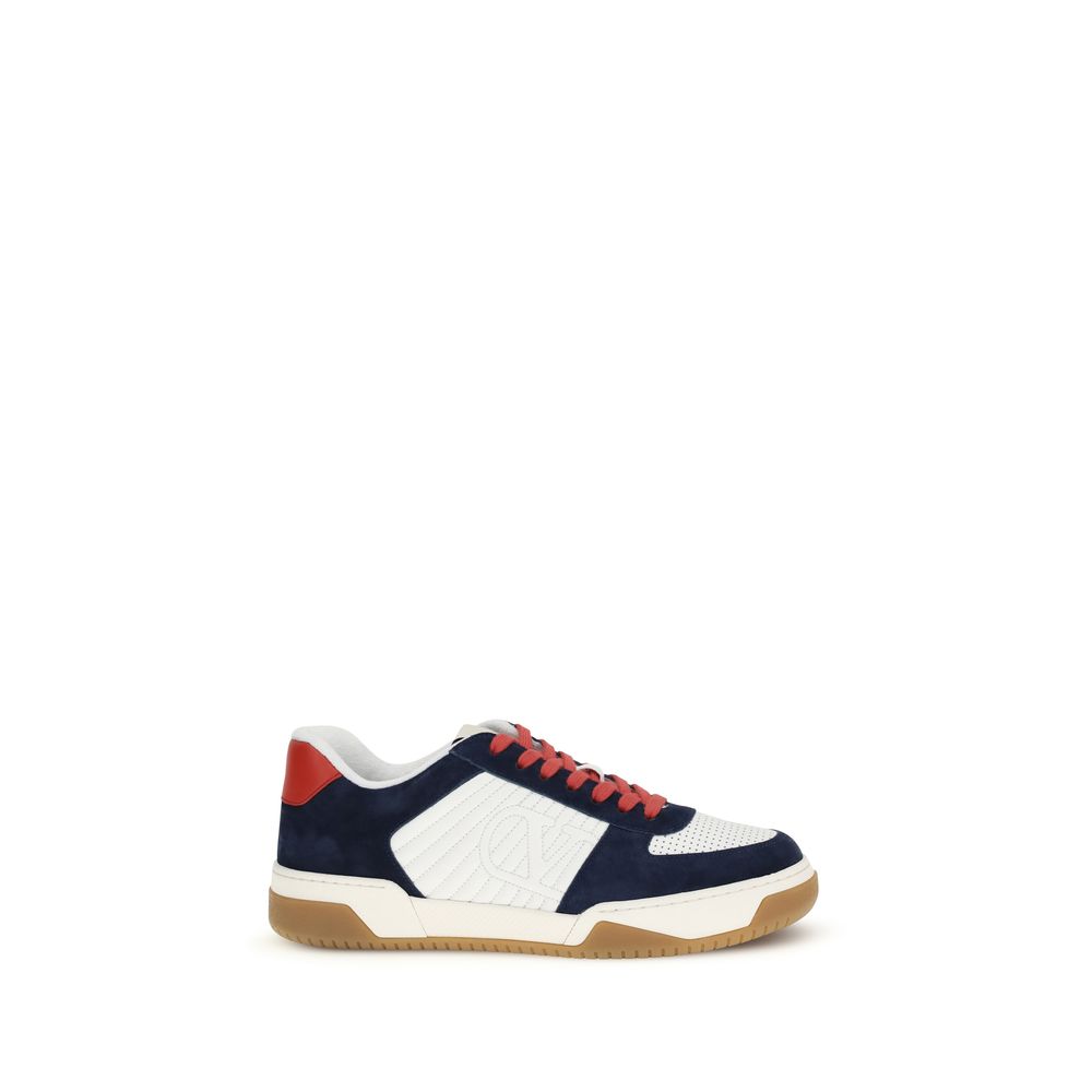 Sneakers Valentino Garavani Bos Taurus Athletic in Pelle di Vitello Multicolore