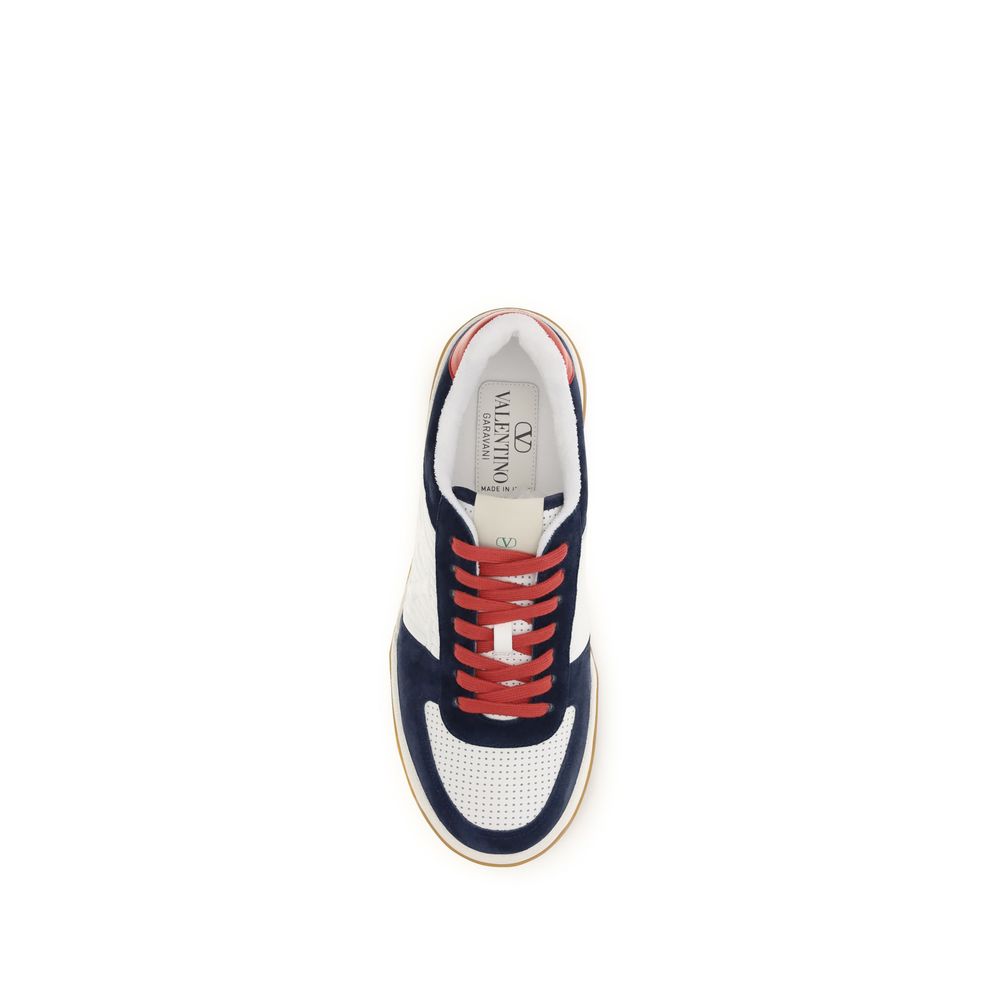 Sneakers Valentino Garavani Bos Taurus Athletic in Pelle di Vitello Multicolore