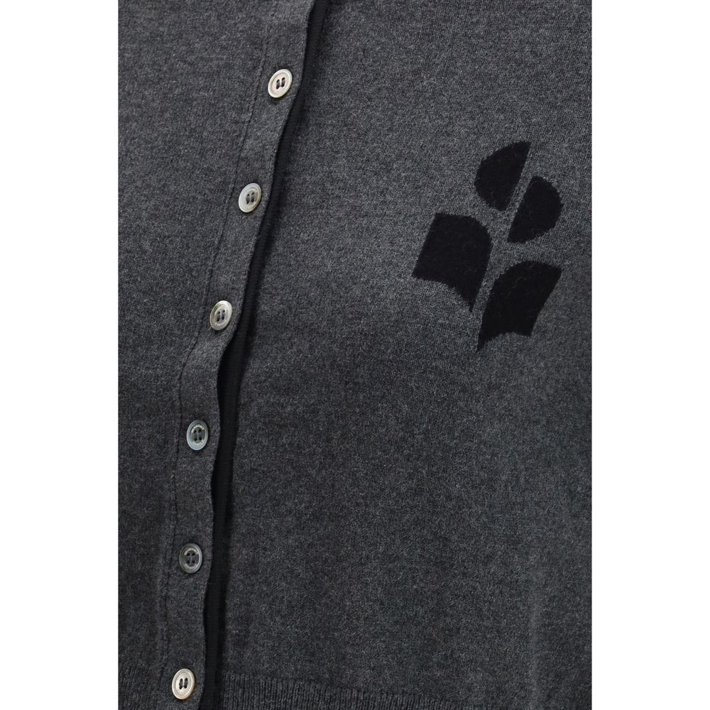 Cardigan en coton gris Isabel Marant Étoile