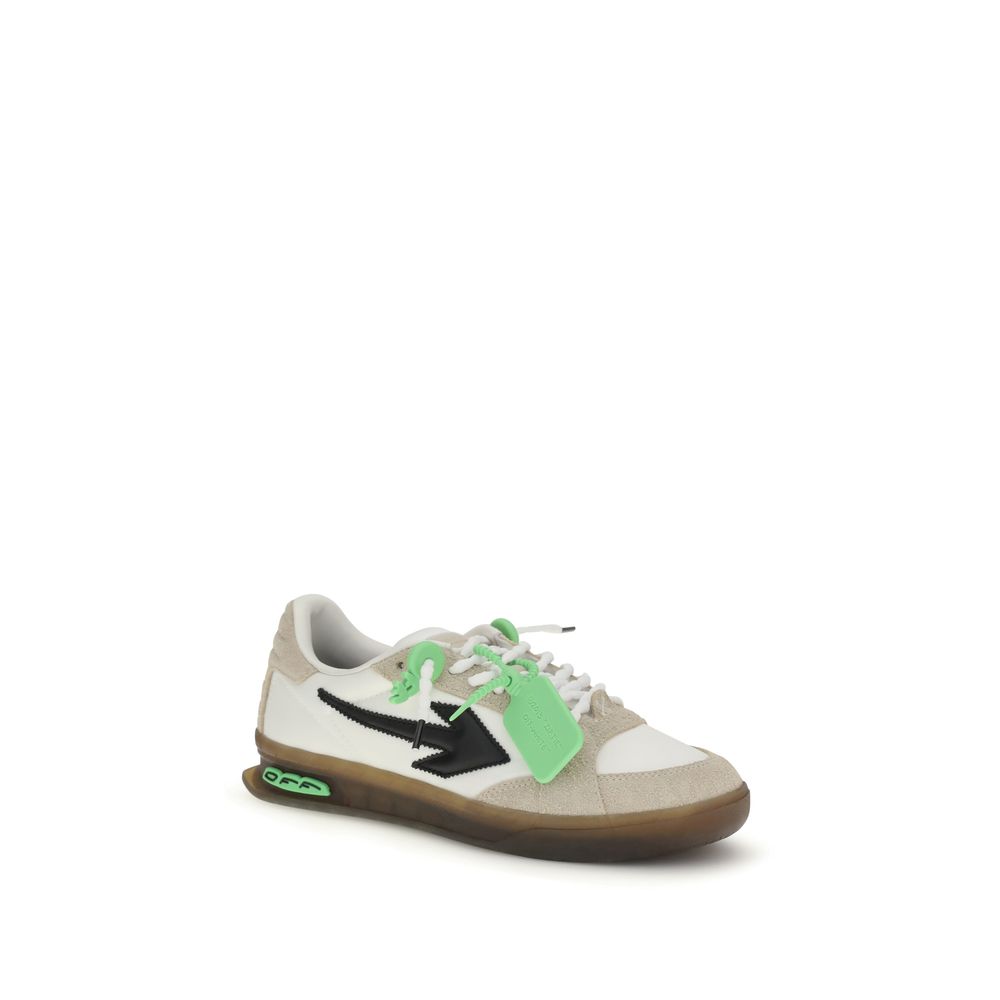 Off-White Multicolor Calf Leather Bos Taurus Sneakers