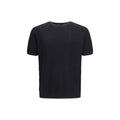 Pull en soie noir Giorgio Armani