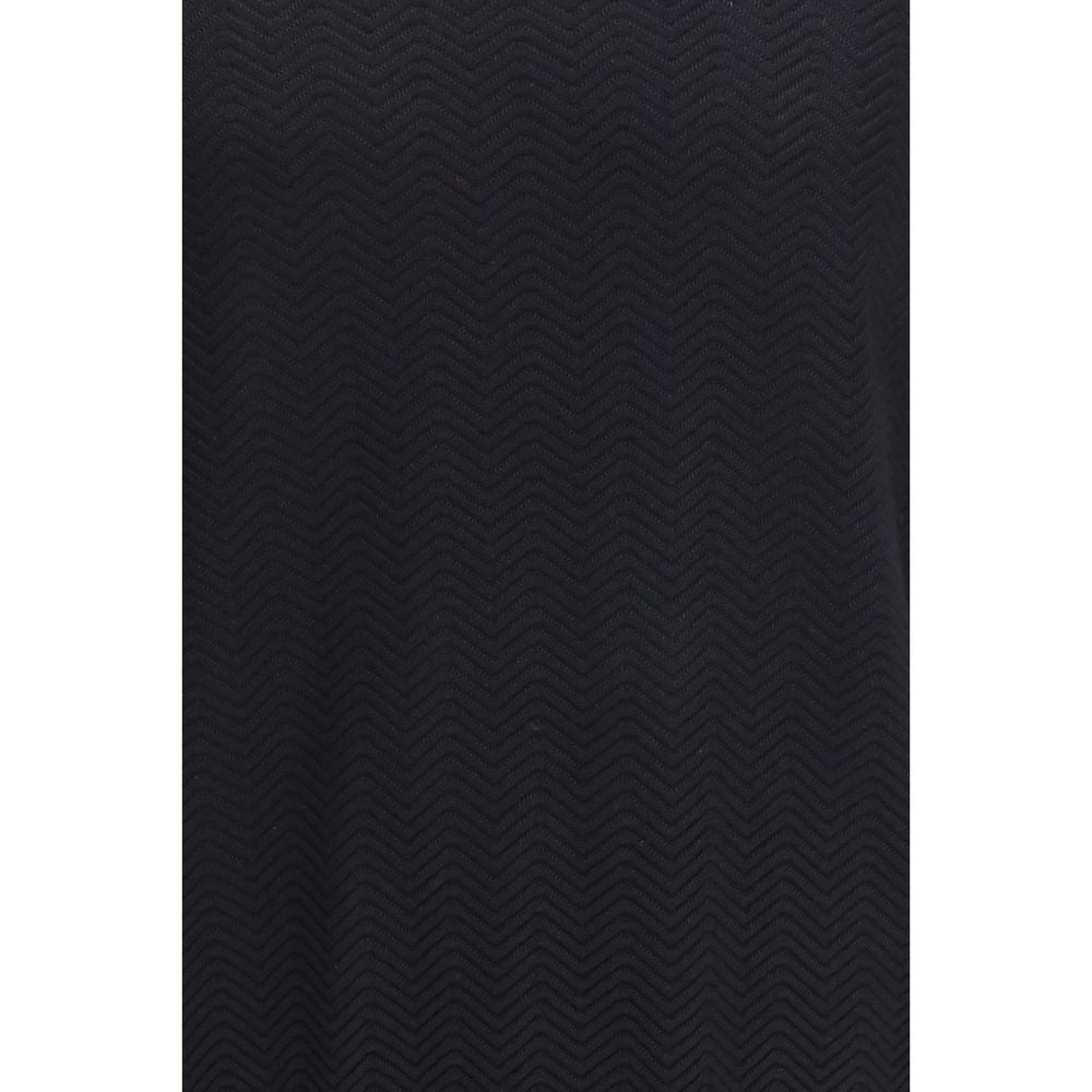 Pull en soie noir Giorgio Armani