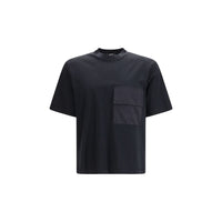 T-shirt LAMINAR in cotone nero