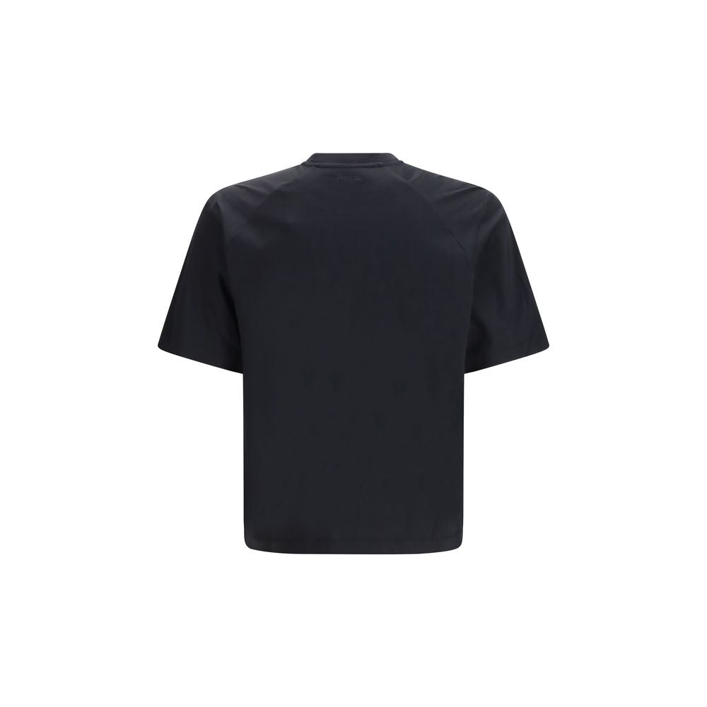 T-shirt LAMINAR in cotone nero