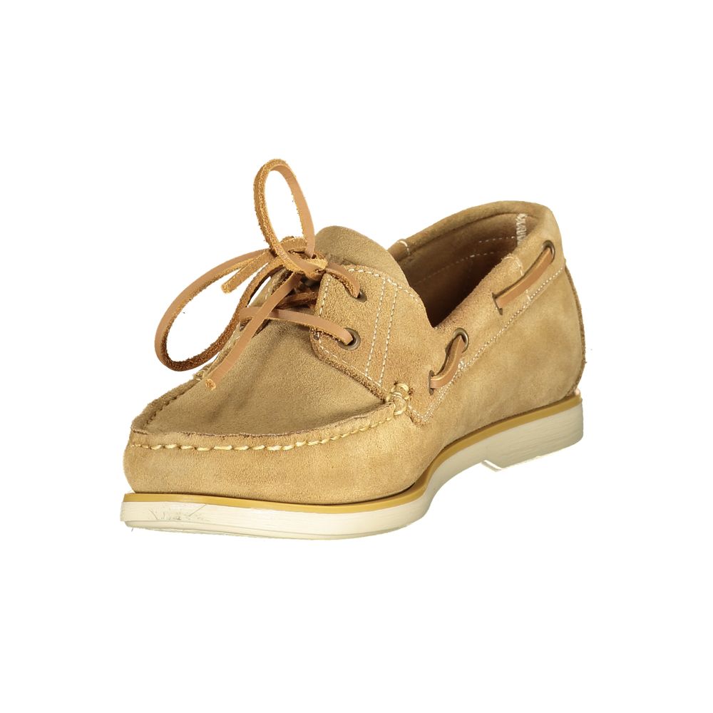 Chaussures classiques pour hommes en cuir beige Lumberjack