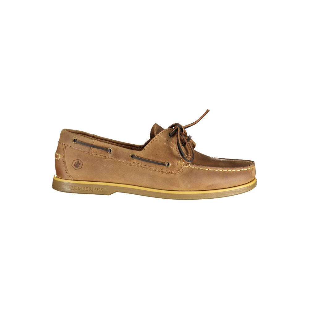 Lumberjack Marrone Scarpe Classiche da Uomo in Pelle