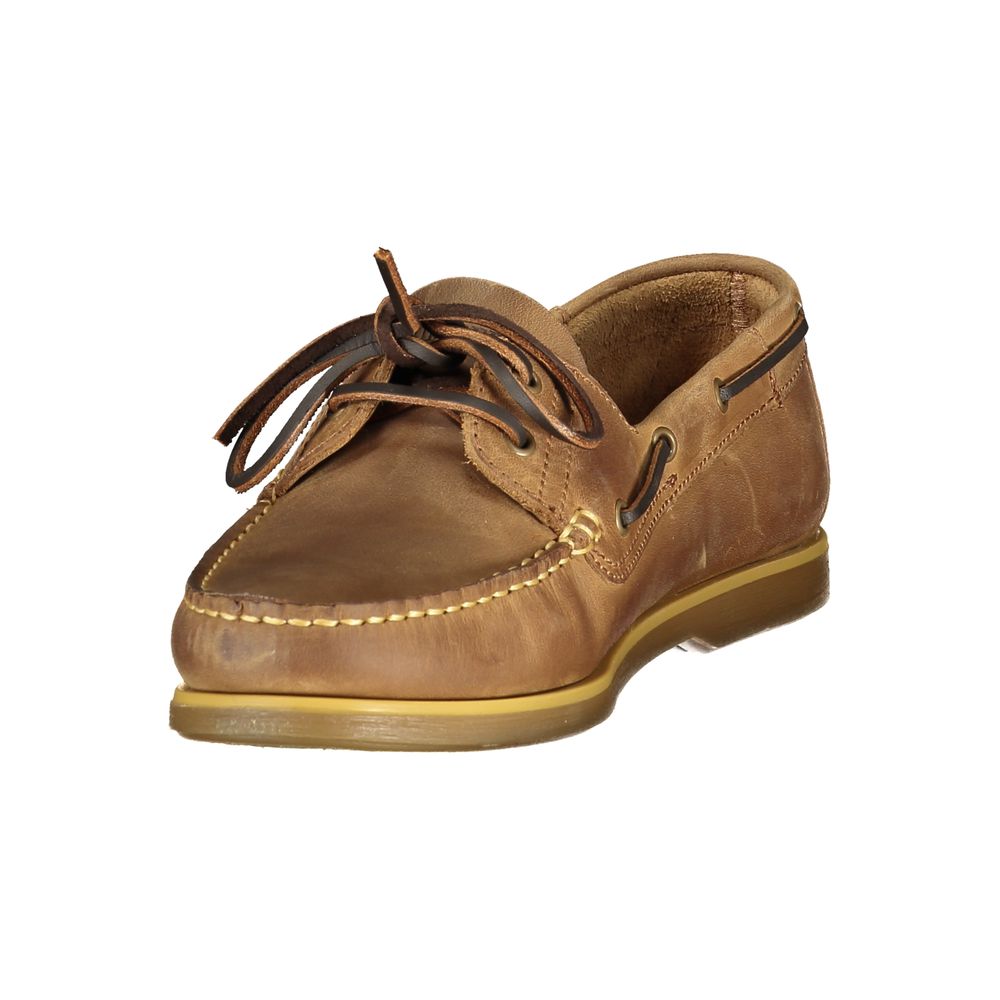 Lumberjack Marrone Scarpe Classiche da Uomo in Pelle