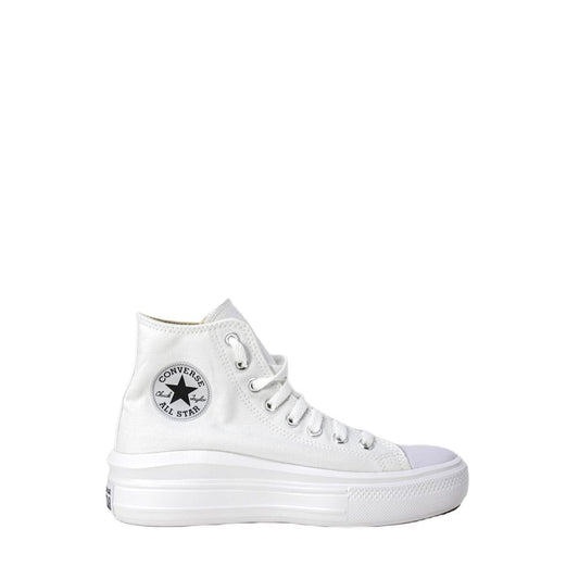 Sneakers alte Converse in cotone bianco