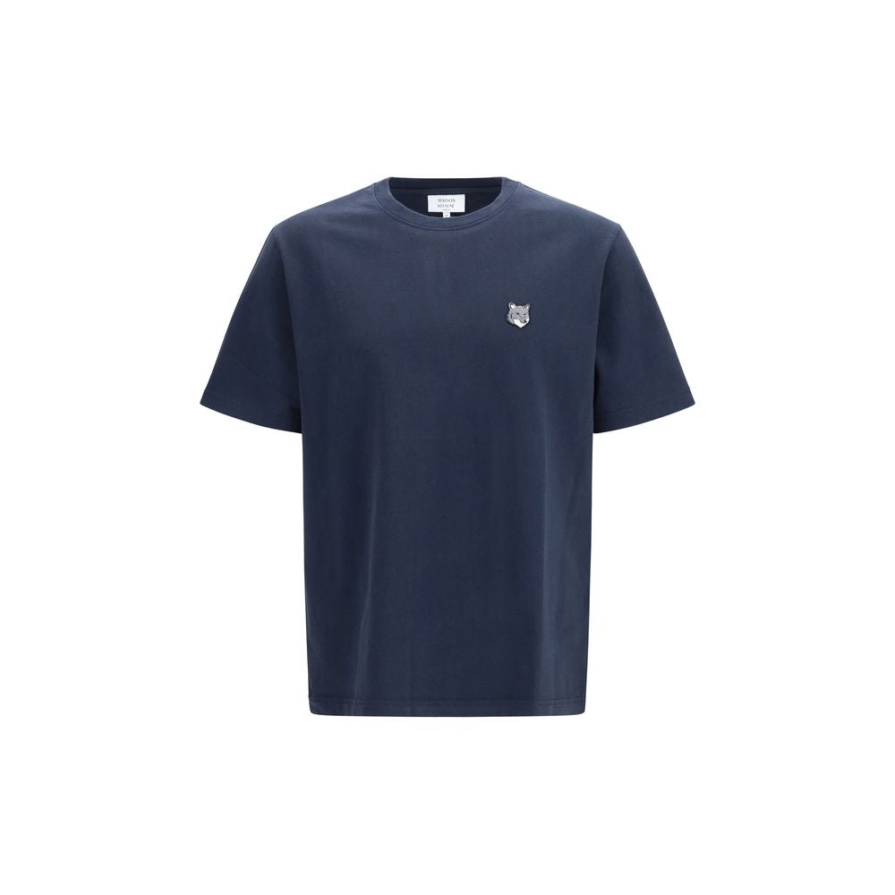 T-shirt en coton bleu Maison Kitsuné
