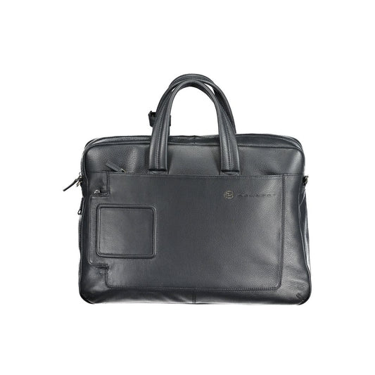 Piquadro Borsa da uomo in pelle blu