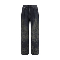 R13 Black Cotton Jeans Denim