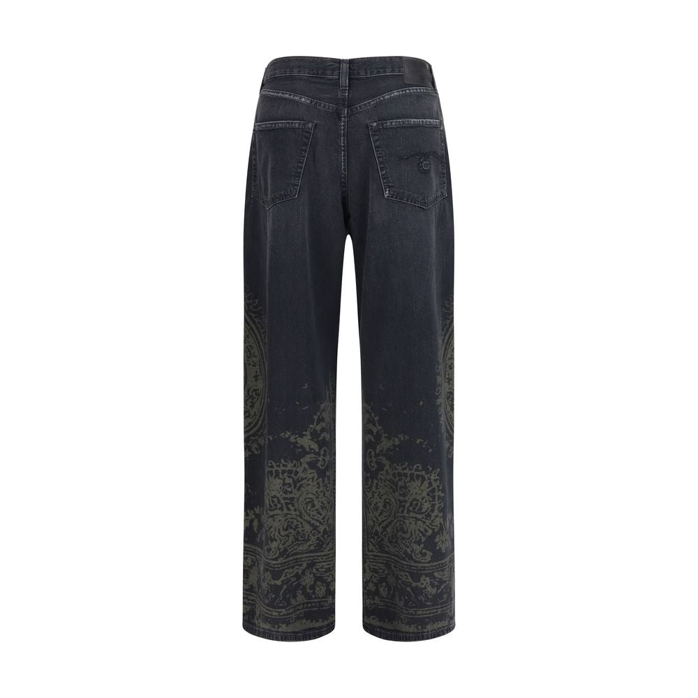 Jean en denim de coton noir R13