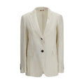 Blazer de lino beige Max Mara