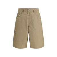 Moschino Beige Cotton Bermuda Shorts