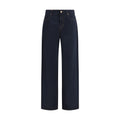 Max Mara Blauwe Katoenen Casual Broek