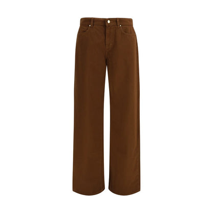 Max Mara Brown Cotton Pants