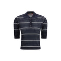 Max Mara Polohemd aus blauer Seide