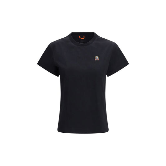 T-shirt Parajumpers nera in cotone
