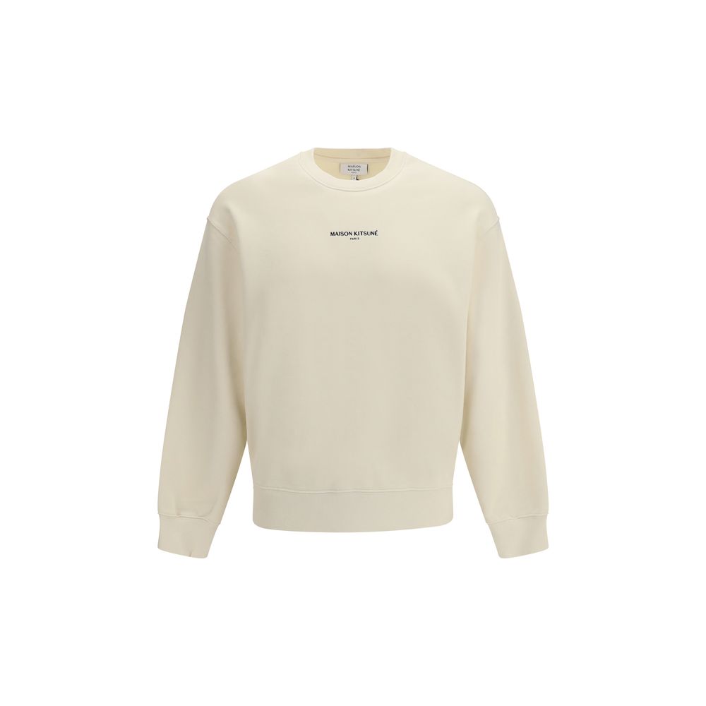 Maison Kitsuné Beige Katoenen Sweatshirt