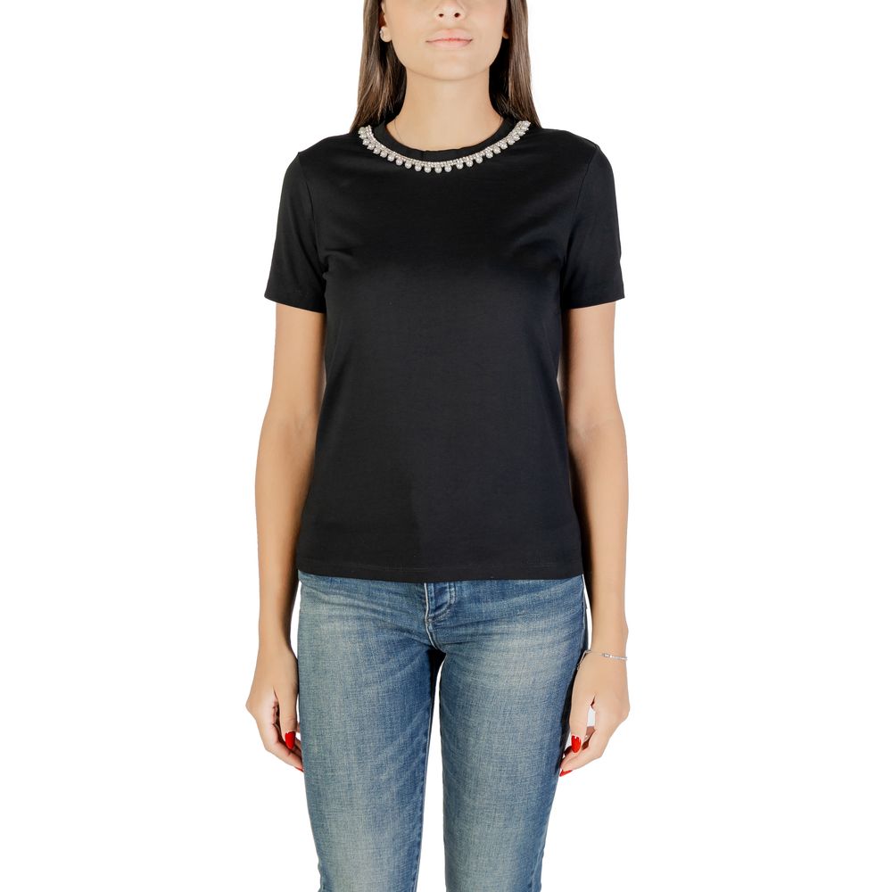 Only Black Cotton T-Shirt