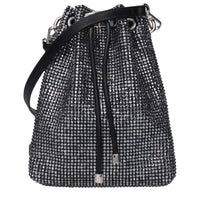 Jimmy Choo Black Satin Crossbody Bag