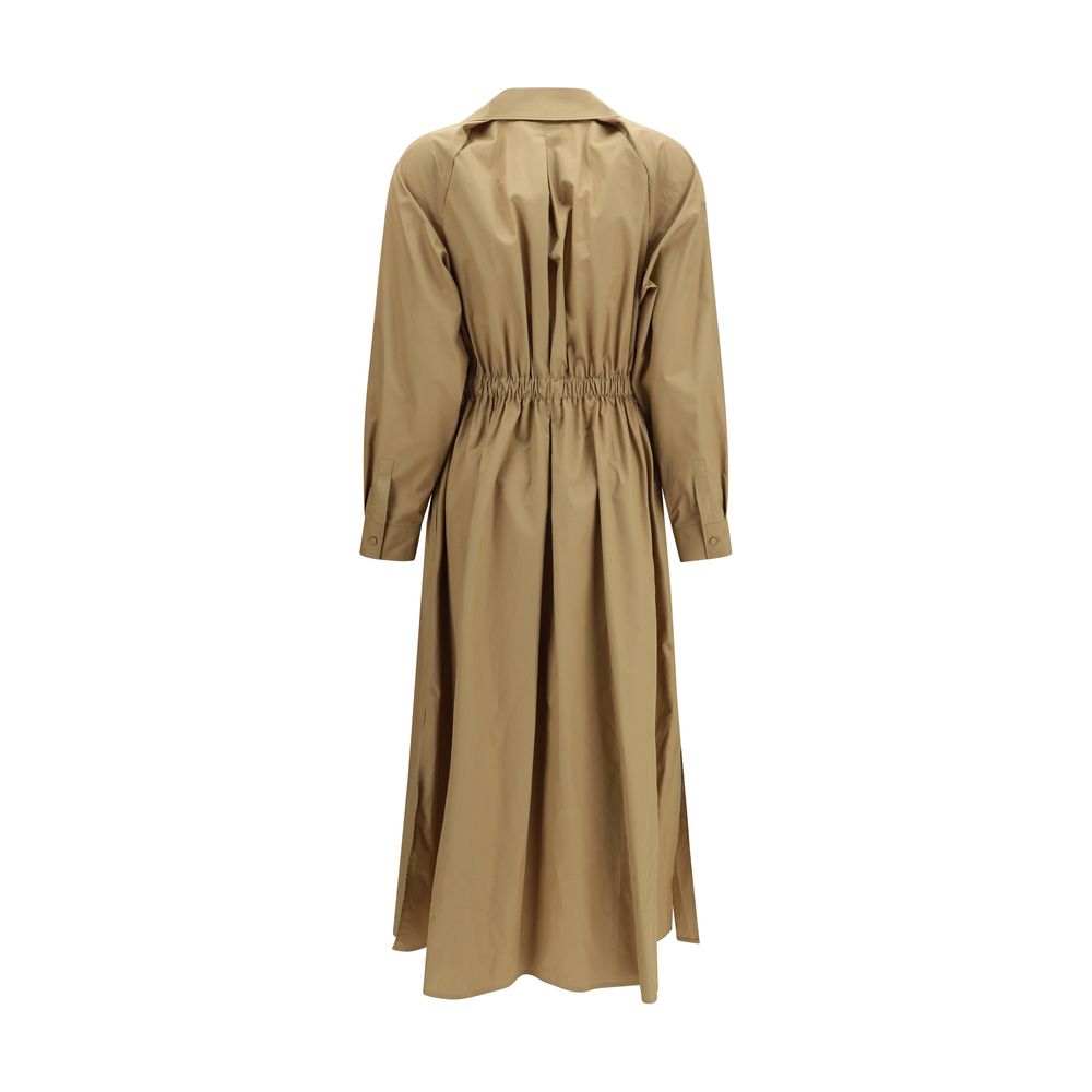 Robe décontractée en coton beige Max Mara