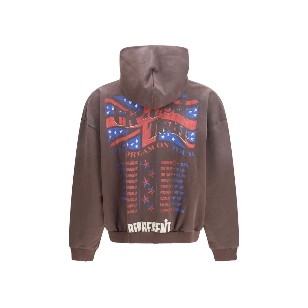 Represent Brown Cotton Sweatshirt