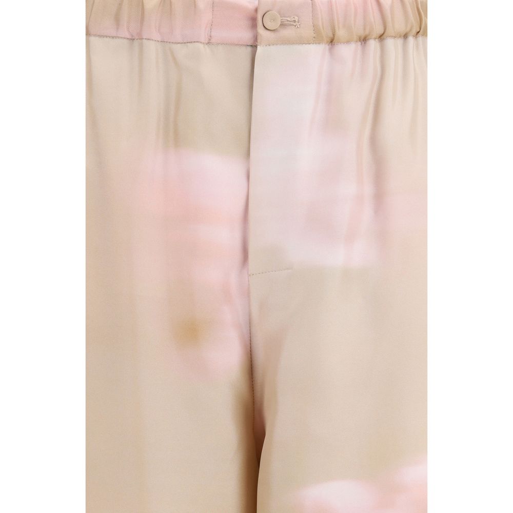 Fabiana Filippi Pantaloni Casual in Seta Multicolor