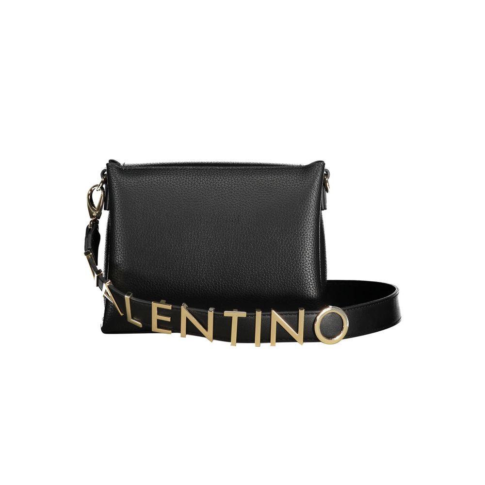 Borsa a mano da donna Mario Valentino in poliuretano nero