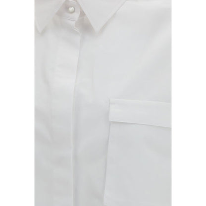 Max Mara White Cotton Shirt