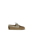 Miu Miu flerfärgade slip-on-loafers i kalvskinn (Bos taurus)