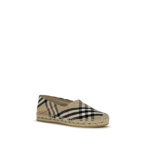 Burberry flerfärgade espadriner i bomull