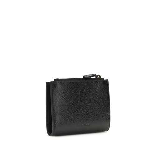 Balenciaga Svart Plånbok i Lamm Ovis Aries Aries