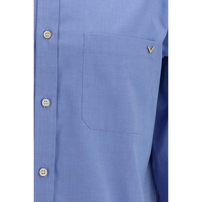 Valentino Garavani Blue Cotton Shirt