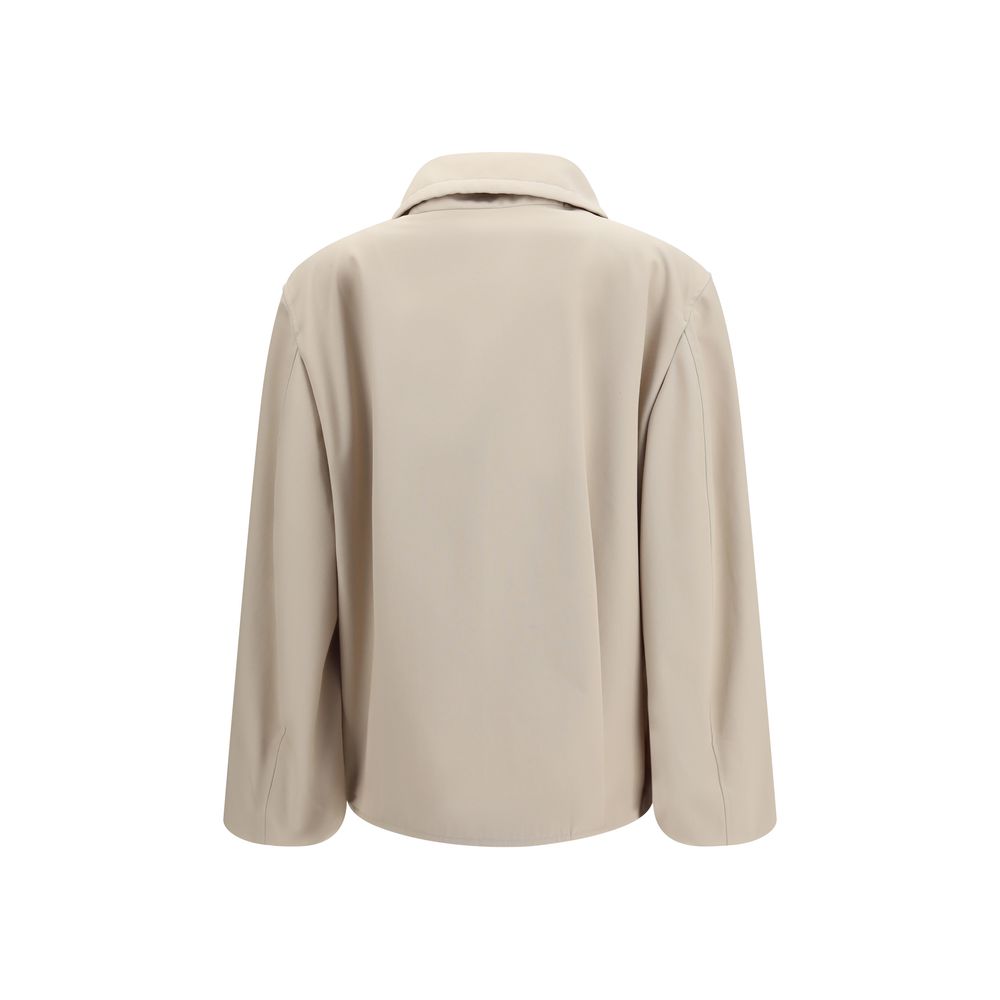 Lardini Beige Polyester Full-Length Jacket