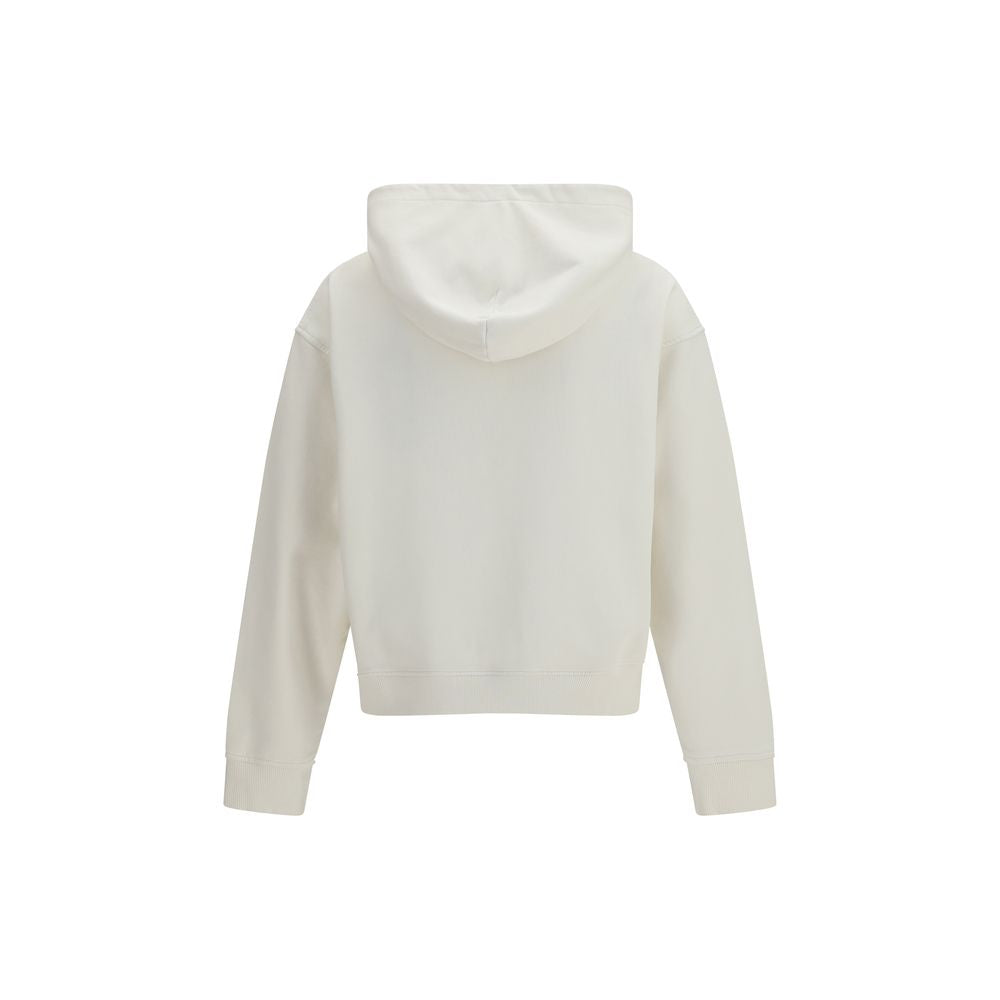 Sweat-shirt en coton blanc Palm Angels