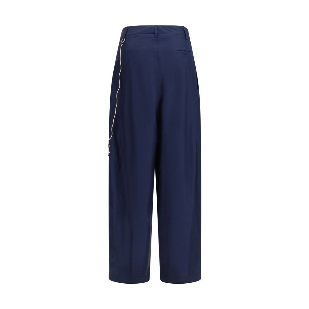 Pantalon décontracté en coton bleu Darkpark