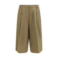 Fabiana Filippi Beige Viscose Cropped Pants