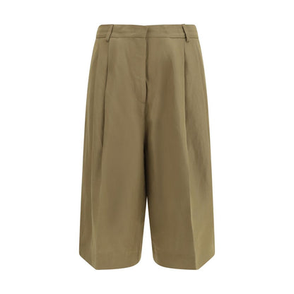 Fabiana Filippi Beige Viscose Cropped Pants
