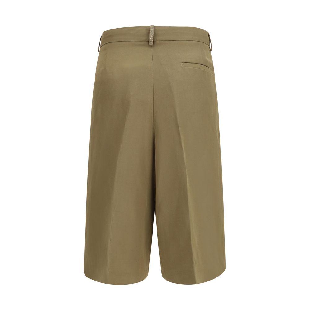 Fabiana Filippi Beige Viscose Cropped Pants
