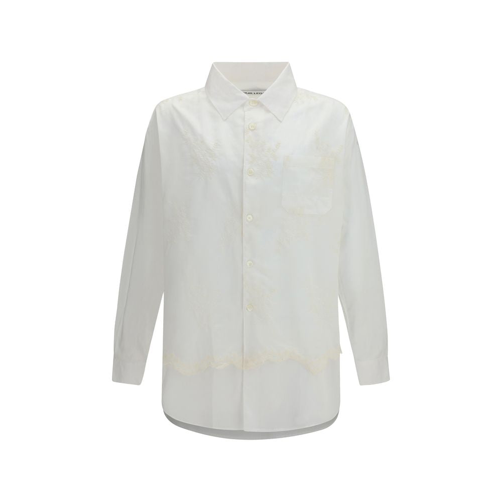 Our Legacy White Cotton Pattern Shirt