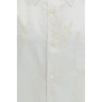 Our Legacy White Cotton Pattern Shirt