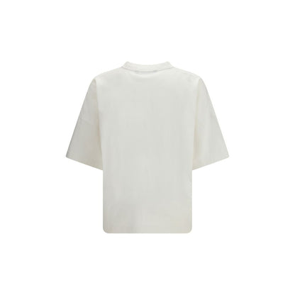 Palm Angels White Cotton T-Shirt