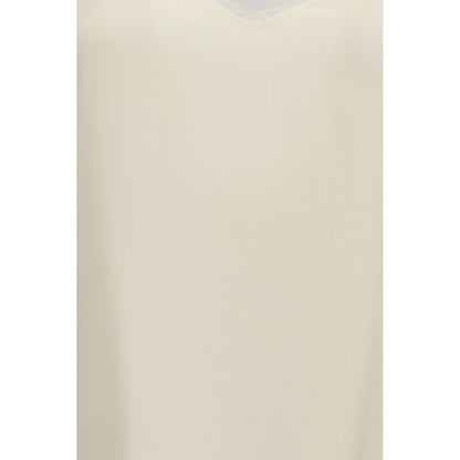 Fabiana Filippi Beige Acetate Blouse