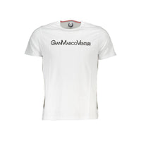 T-Shirt da uomo in cotone bianco Gianmarco Venturi