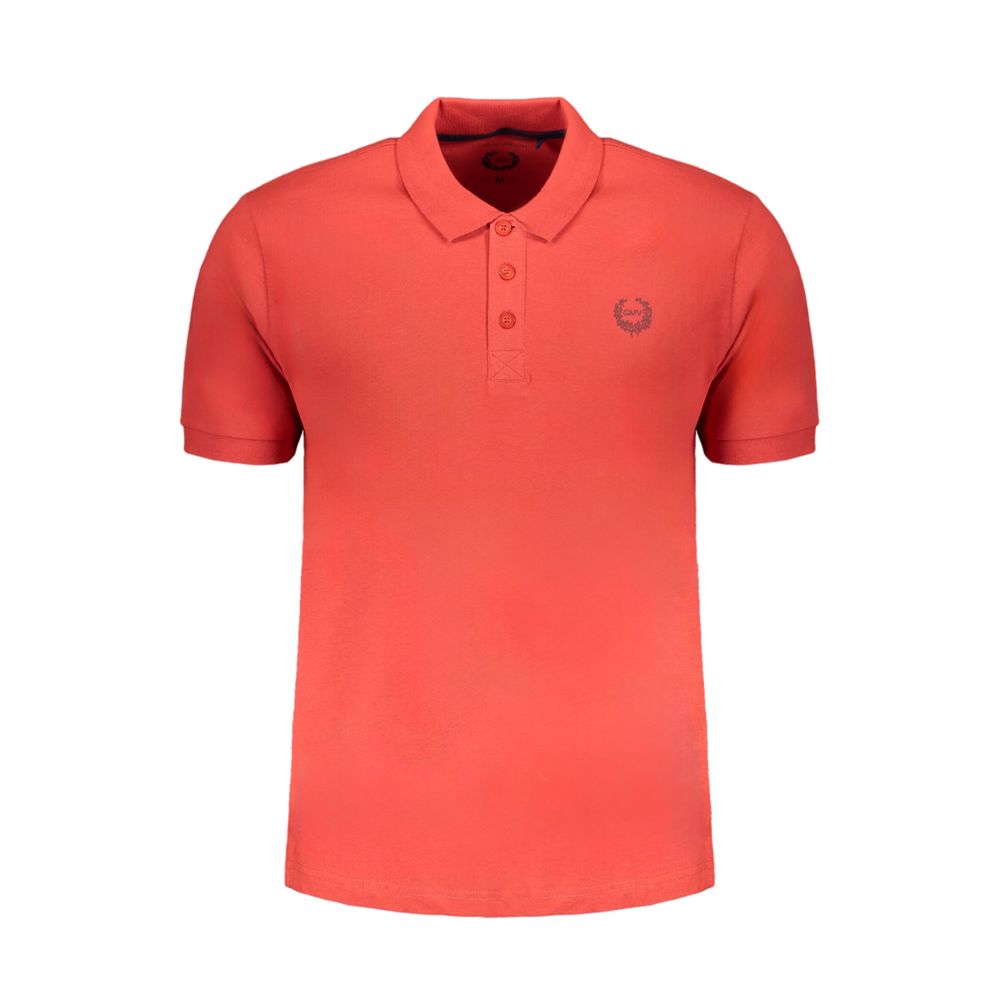 Polo da uomo Gianmarco Venturi in cotone rosso
